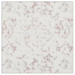 White Marble Carrara Rose Gold Glitter Texture Fabric