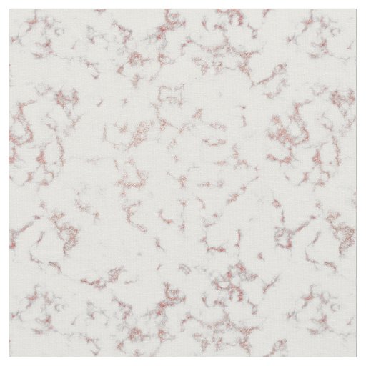 White Marble Carrara Rose Gold Glitter Texture Fabric