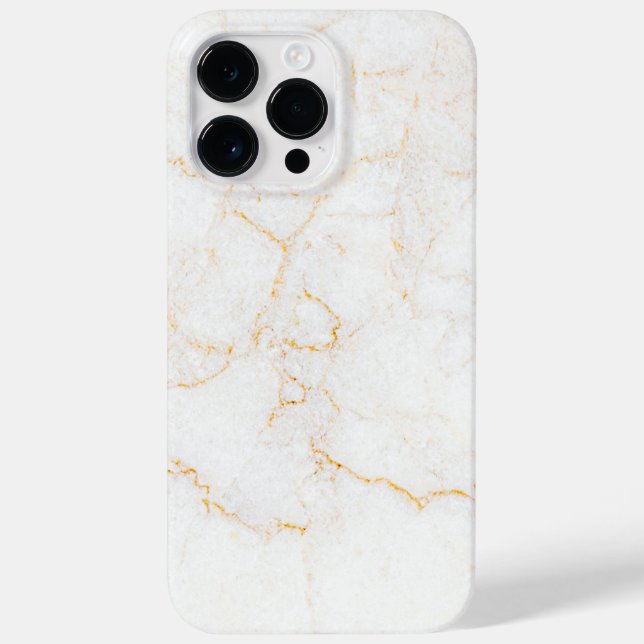White Marble Case-Mate iPhone Case (Back)