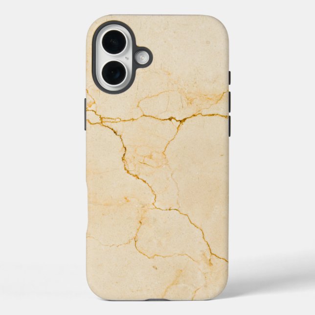 White Marble Case-Mate iPhone Case (Back)