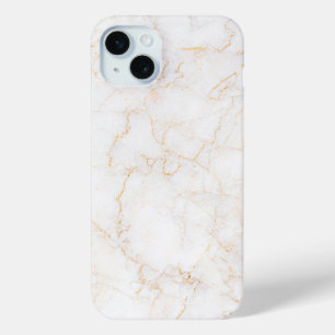 White Marble iPhone 15 Plus Case