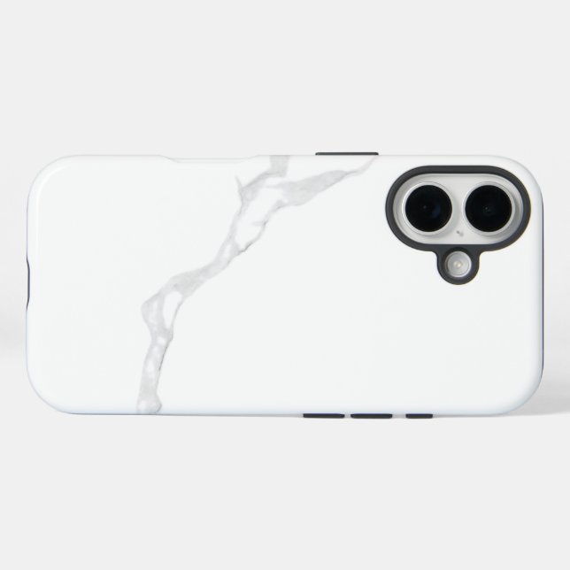 White Marble  Case-Mate iPhone Case (Back (Horizontal))
