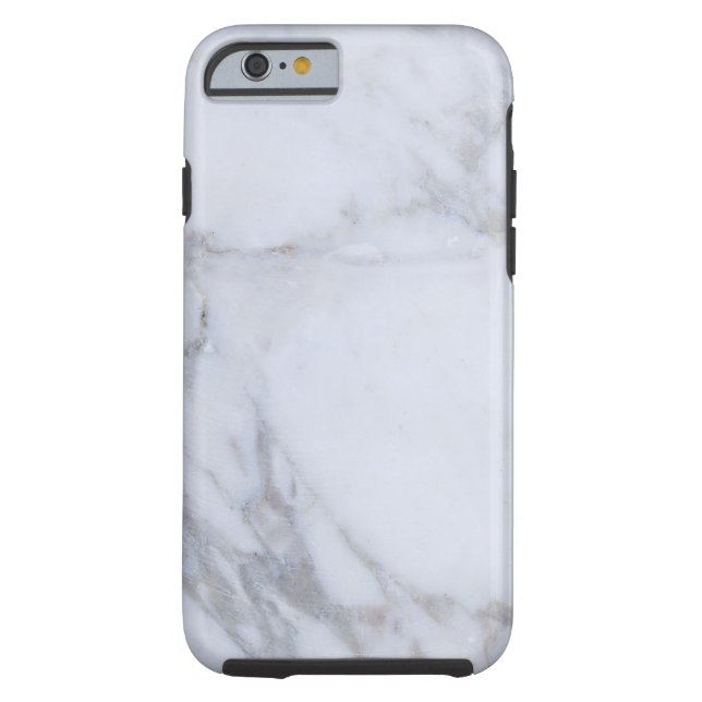 White Marble Case-Mate iPhone Case (Back)