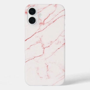 White marble iPhone 16 plus case