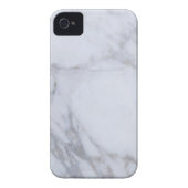 White Marble Case-Mate iPhone Case (Back)