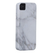 White Marble Case-Mate iPhone Case (Back/Right)
