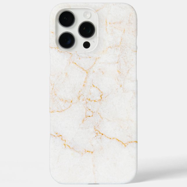 White Marble Case-Mate iPhone Case (Back)