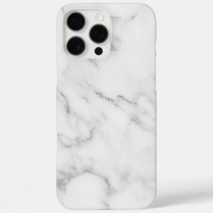White Marble iPhone 16 Pro Max Case