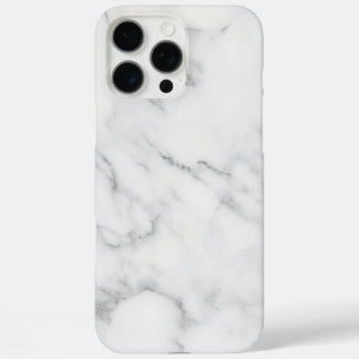 White Marble iPhone 16 Pro Max Case