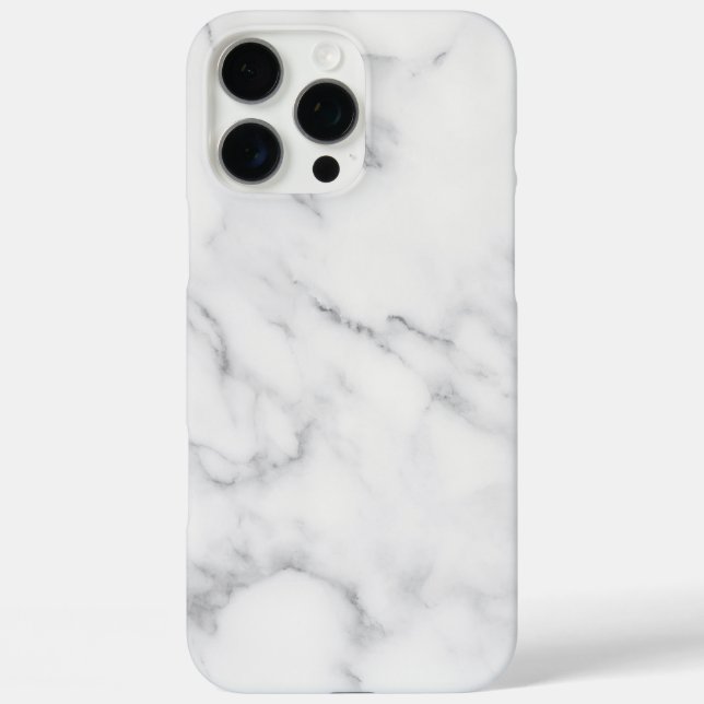 White Marble  Case-Mate iPhone Case (Back)