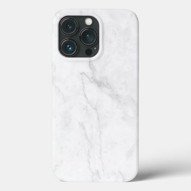 White Marble Case-Mate iPhone Case (Back)