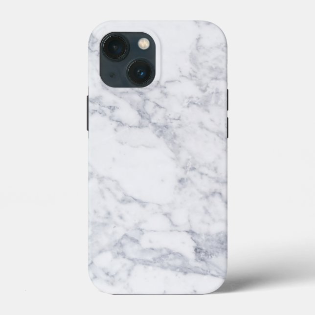 White Marble Case-Mate iPhone Case (Back)