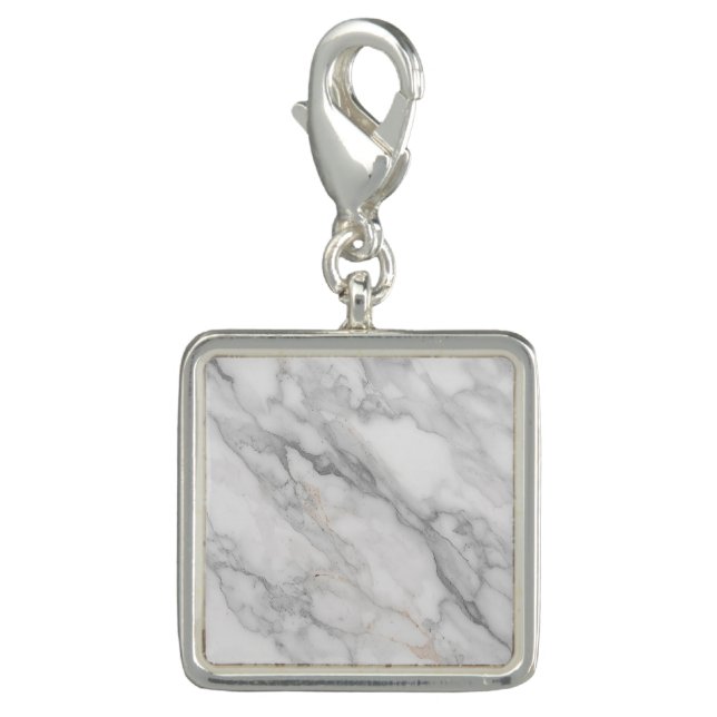 White Marble Charm (Front)