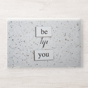 white marble ,Classy White Marble,modern gold whit HP Laptop Skin