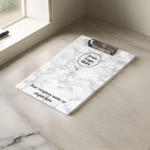 White marble clipboard