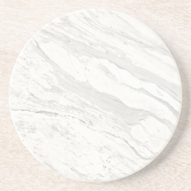 White Marble Coaster (Front)