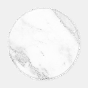 White Marble Coaster Set