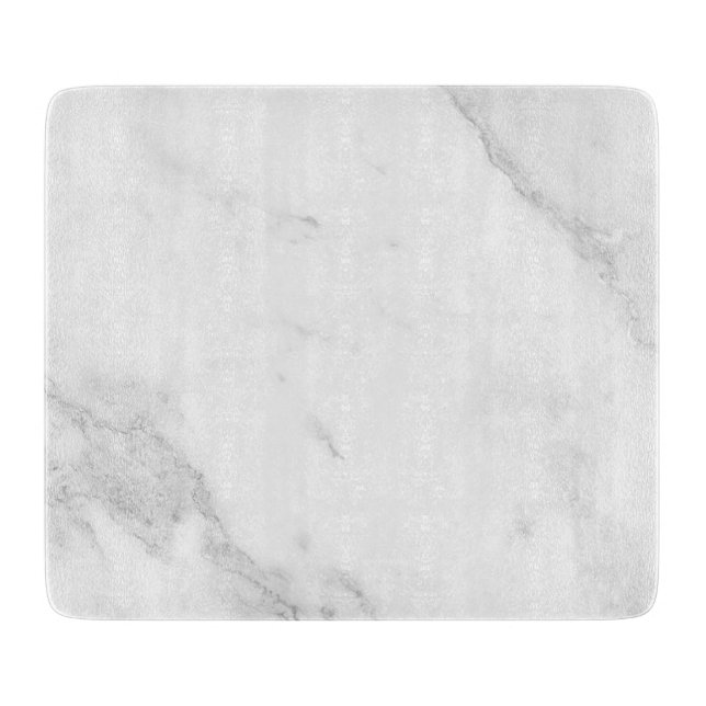 White Marble Cutting Board (Front)