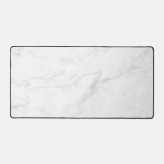 White Marble Desk Mat