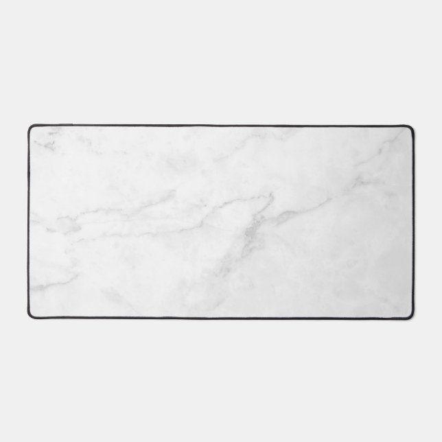  White Marble Desk Mat (Front)