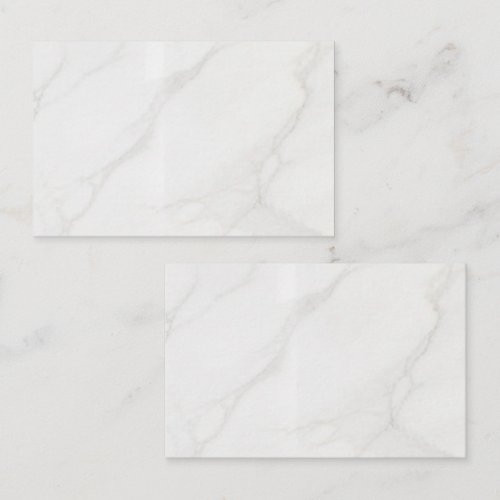 White Marble Discount Card