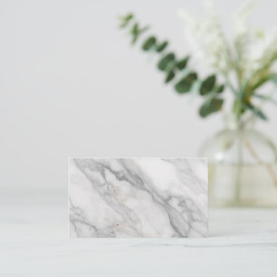 White Marble Discount Card