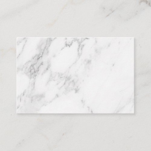 White Marble Discount Card