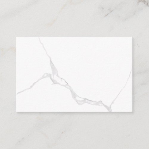 White Marble  Discount Card