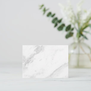 White Marble Discount Card