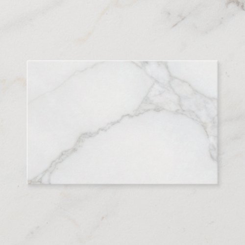 White Marble Discount Card