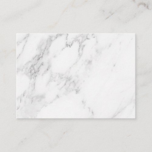 White Marble Discount Card