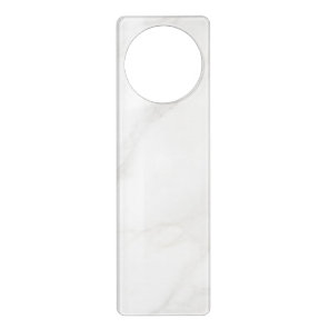 White Marble Door Hanger