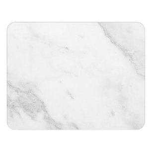 White Marble Door Sign
