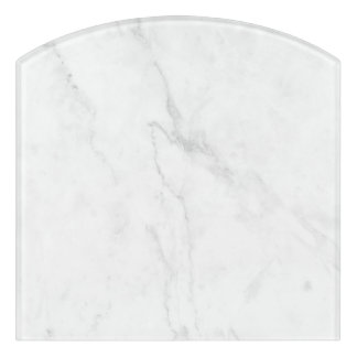 White Marble Door Sign