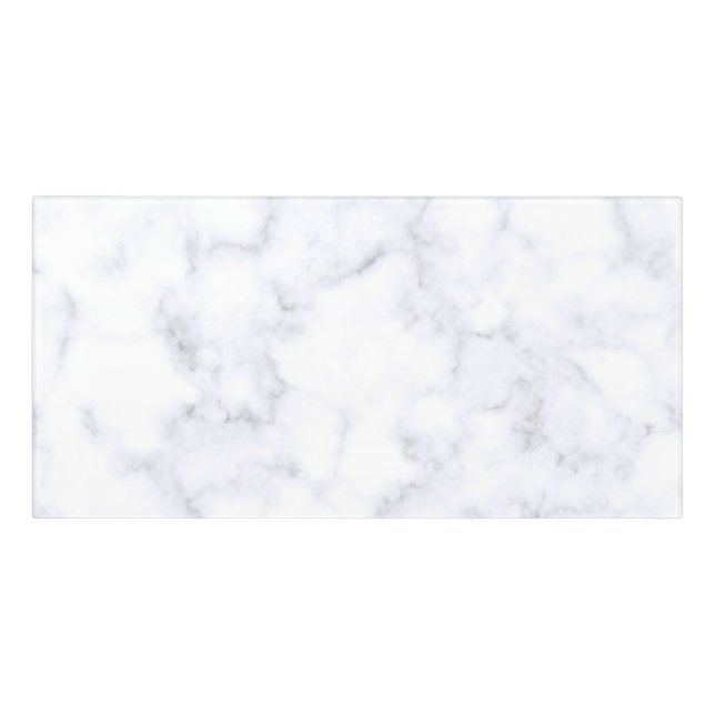 White Marble Door Sign (Classic Front)