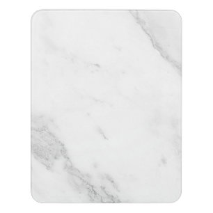 White Marble Door Sign