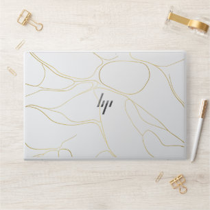 White Marble Elegant HP Laptop Skin