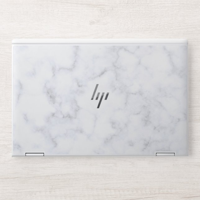 White Marble elegent HP EliteBook X360 1040 HP Laptop Skin (Front)