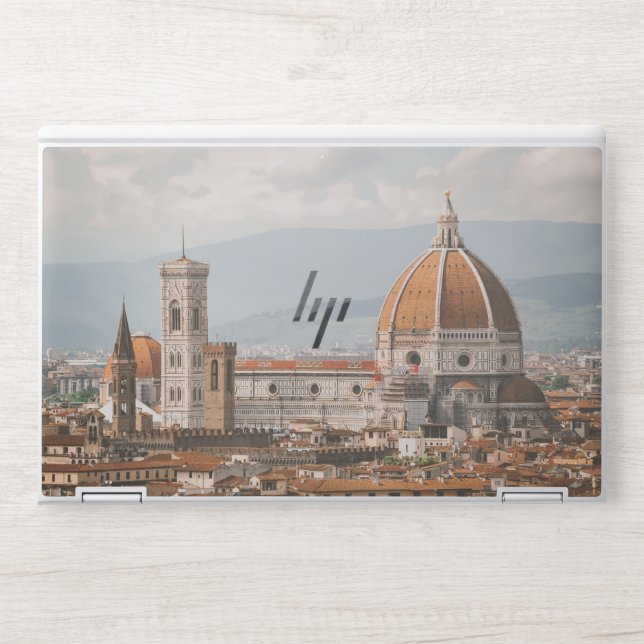  White marble EliteBook X360 1040 G5HP Laptop Skin (Front)