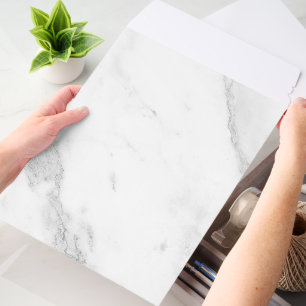 White Marble Envelope Mailers
