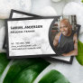 White Marble Fitness Personal Trainer Photo Business Card