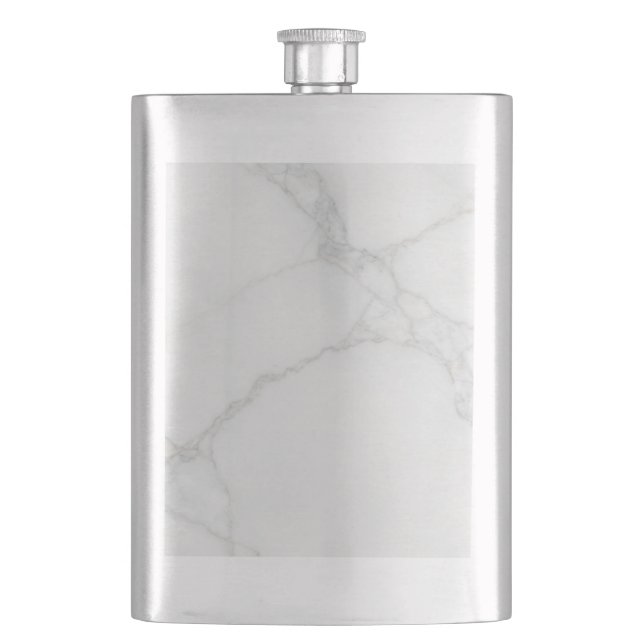 White Marble Flask (Front)