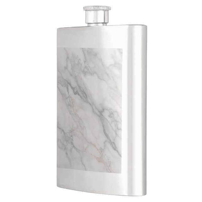 White Marble Flask (Left)