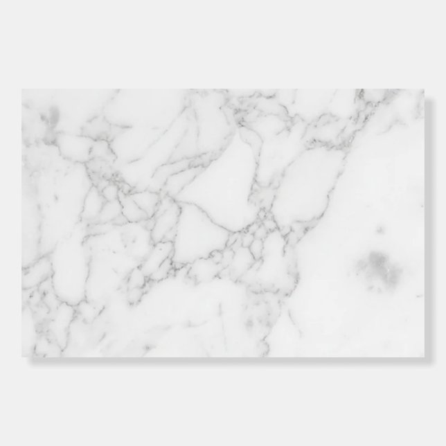 White Marble Foam Board (Front)