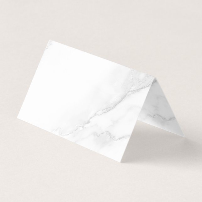 White Marble Folded card (Front)