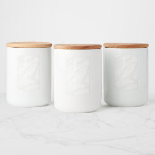 White Marble Food Label