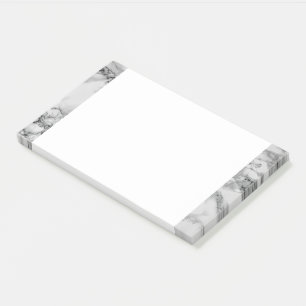 White Marble Framed Post it Notes