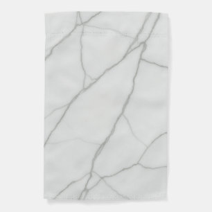White Marble Garden Flag