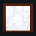 White Marble Gift Box<br><div class="desc">White marble pattern</div>