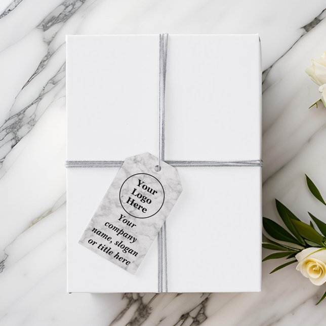 White marble gift tags (Creator Uploaded)